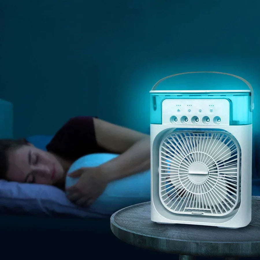 Ventilador Humidificador de Agua Portatil