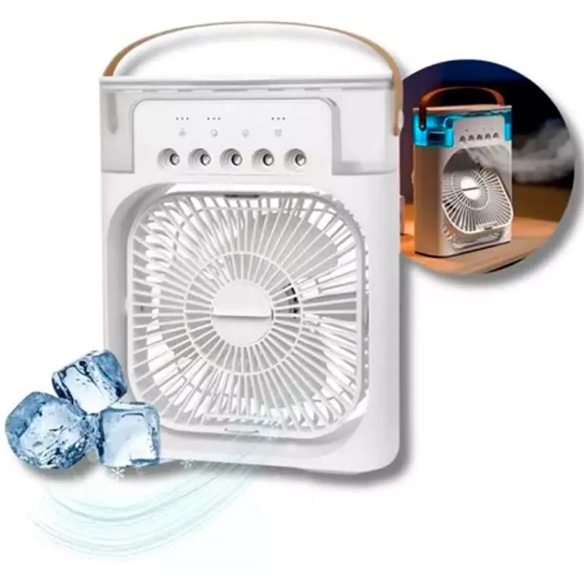 Ventilador Humidificador de Agua Portatil