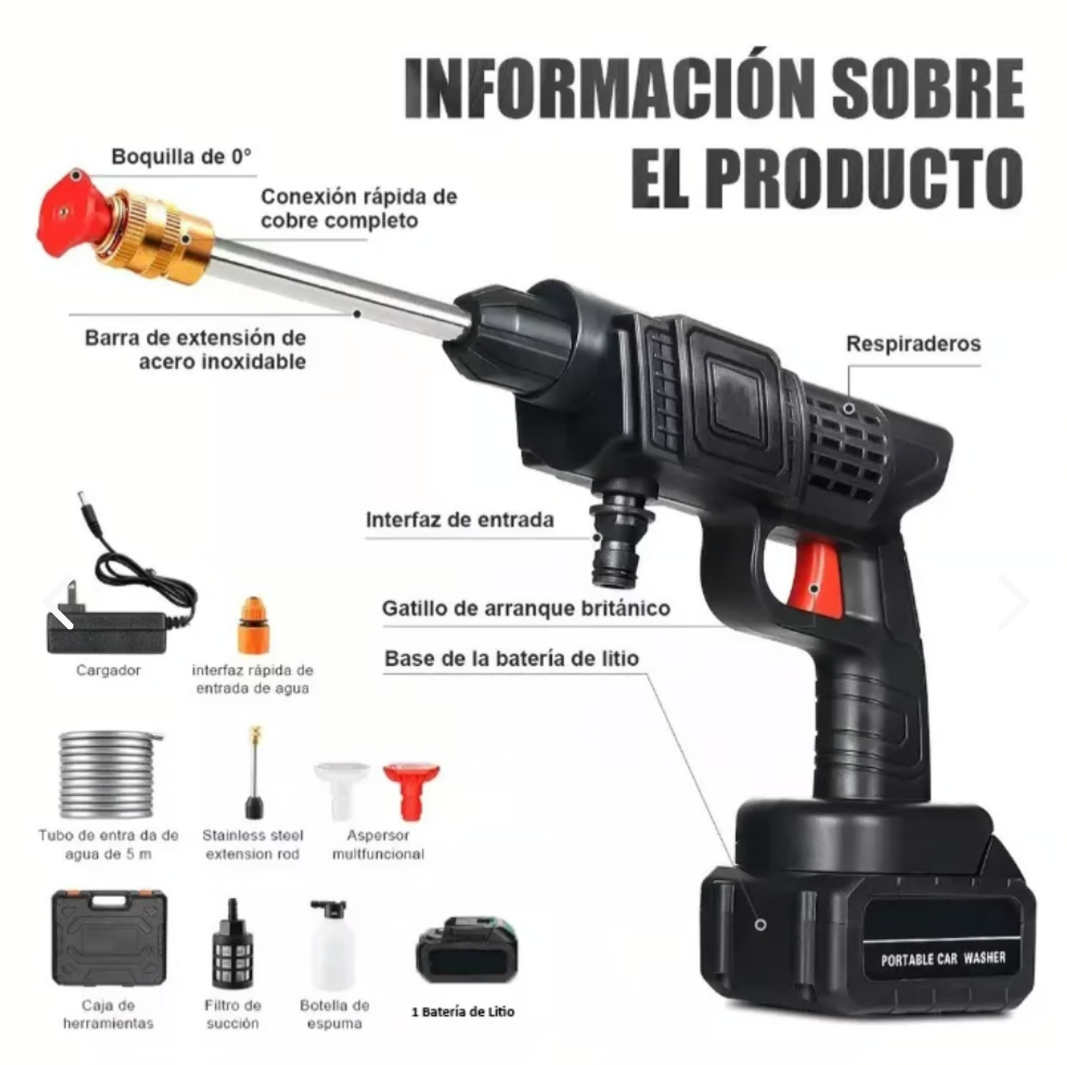 Portable Pressure Washer 2 Batteries